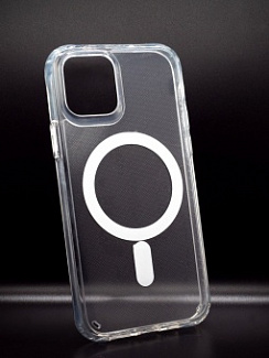 Клип-кейс для iPhone 12 Pro Max Magnet case (Белый)
