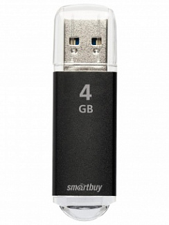 Память USB Flash Smartbuy V-Cut 4 ГБ (Черный)
