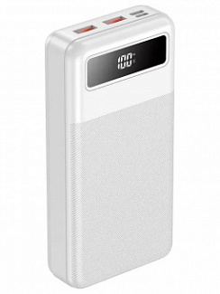 Внешний аккумулятор 20000mAh TFN Porta LCD PD 22.5W (Белый)