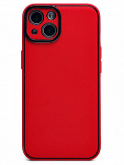 Клип-кейс для iPhone 13 (PC084) экокожа (Красный)