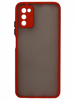 Клип-кейс для Samsung Galaxy A03s (SM-A037) Hard case (Красный)