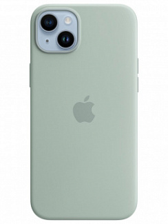 Клип-кейс iPhone 14 Plus Silicone Case Soft Touch (Бирюзовый)