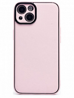 Клип-кейс для iPhone 13 (PC084) экокожа (Розовый)