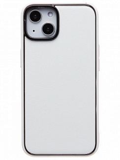 Клип-кейс iPhone 14 (PC084) экокожа (Белый)