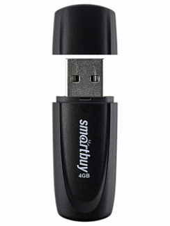 USB-флеш-накопитель 4 Gb SmartBuy Scout (Черный)