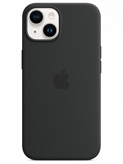 Клип-кейс iPhone 14 Silicone Case Soft Touch (Черный)