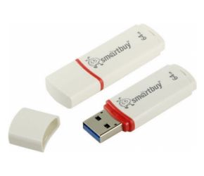 USB 64 Gb Smart Buy Hatch (white)