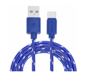 Кабель USB - Type-C  3042C CrownMicro Синий