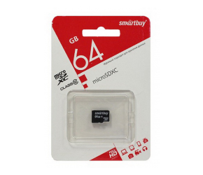 Карта памяти micro-SD 64GB class 10 без адаптера