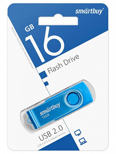 USB-флеш-накопитель 16 Gb Smart Buy Twist Синий