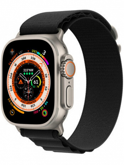 Ремешок для Apple Watch 38/40/41 Gurdini Alpine Loop Черный