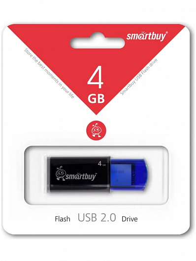 USB-флеш-накопитель SmartBuy Click 4 Гб Черный