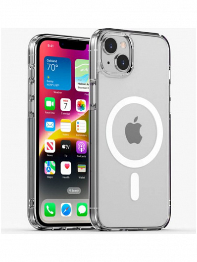 Клип-кейс для iPhone 15 Plus Gurdini Alba Series Protective (Прозрачный)