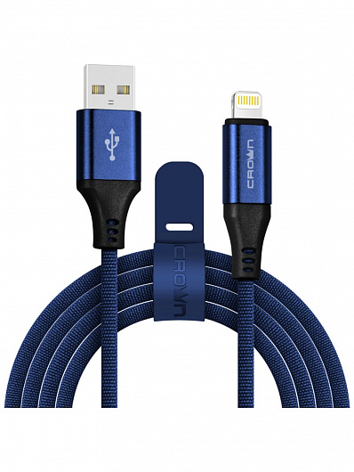 Кабель USB - Lightning 3103L CrownMicro Синий