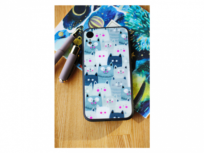 Клип-кейс Samsung Galaxy A40 (SM-A405) Glass Print 9