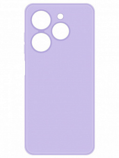 Клип-кейс Krutoff Silicone Case для Tecno Spark 20C/Go 2024 (Фиолетовый)