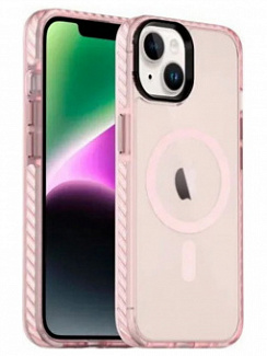 Клип-кейс для iPhone 15 Gurdini Nano Series Розовый