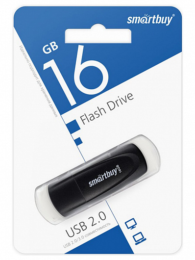 USB-флеш-накопитель 16 Gb Smart Buy Scout Черный