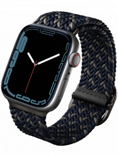 Ремешок для Apple Watch 49/45/44/42 UNIQ Aspen Синий