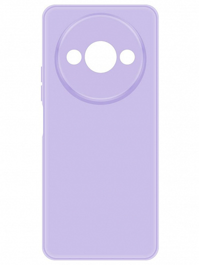 Клип-кейс Krutoff Silicone Case для Xiaomi Redmi A3/Poco C61 (Фиолетовый)