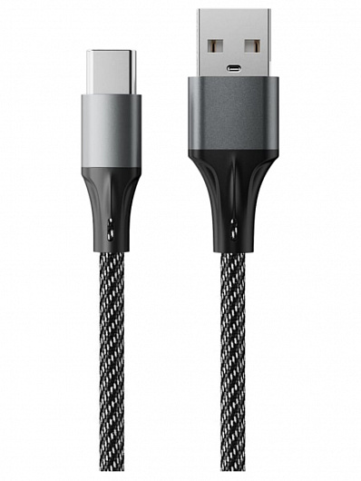 Кабель USB - Type-C Accesstyle AC30-F100M Серый