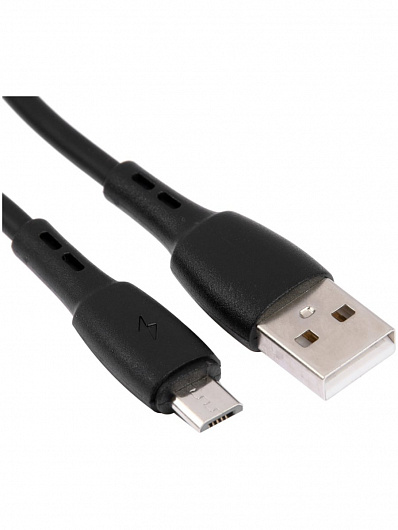 Кабель USB - micro USB Carmega 1.0м Черный