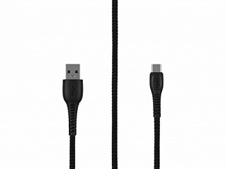 Кабель USB - Type-C forza 1.0 м Черный