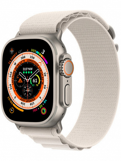 Ремешок для Apple Watch 38/40/41 Gurdini Alpine Loop Белый