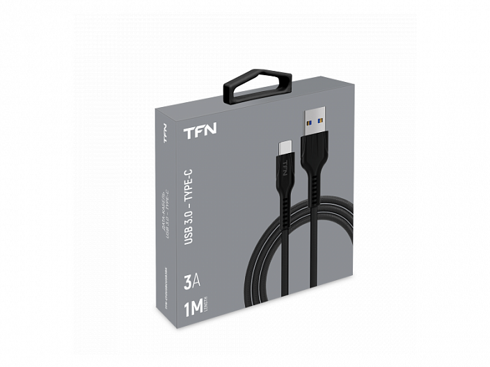 Кабель USB - Type-C forza USB-3.0 1.0 м Черный