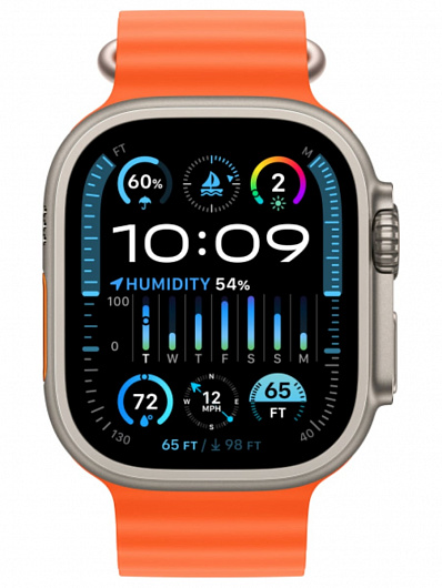 Смарт-часы Apple Watch Ultra 2 Ocean Band 49mm (Оранжевый)