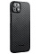 Клип-кейс для iPhone 15 Pitaka MagEZ Case 4 узкое плетение (Черный)