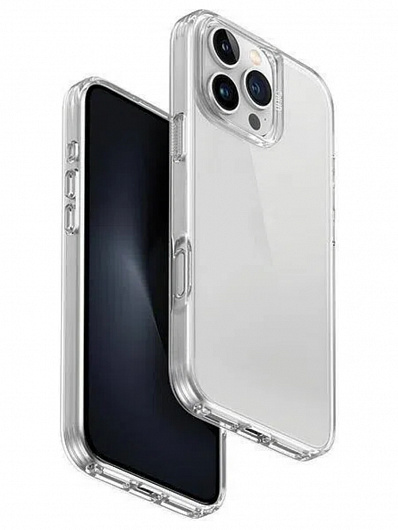 Клип-кейс для iPhone 16 Pro Max UNIQ Hybrid Air Fender (Прозрачный)