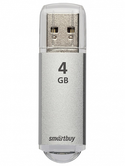 Память USB Flash Smartbuy V-Cut 4 ГБ (Серебристый)