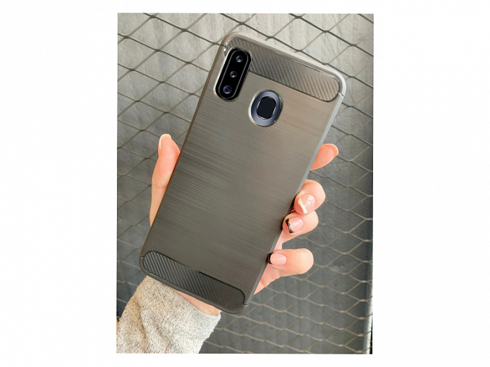 Клип-кейс Samsung Galaxy A20/A30 (A205/A305) Soft  TPU Черный