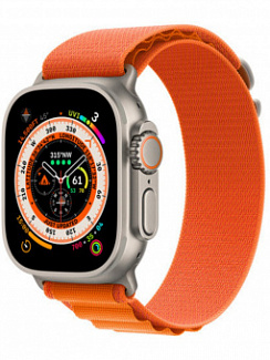 Ремешок для Apple Watch 42/44/45/49 Gurdini Alpine Loop (Оранжевый)