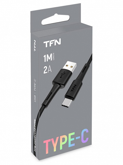 Кабель TFN USB - Type-C 1.0 м Черный