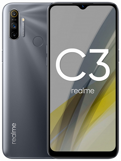 Realme C3 32 ГБ (Серый)