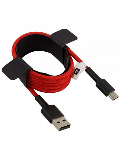 Кабель Xiaomi Braided USB Type-C Cable 1м Красный