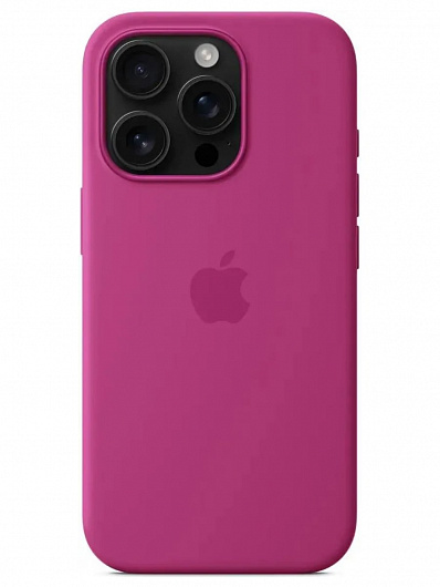 Клип-кейс для iPhone 16 Pro Silicone Case Soft Touch Розовый