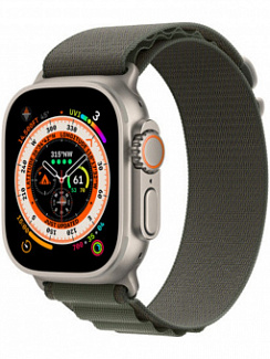 Ремешок для Apple Watch 42/44/45/49 Gurdini Alpine Loop Зеленый