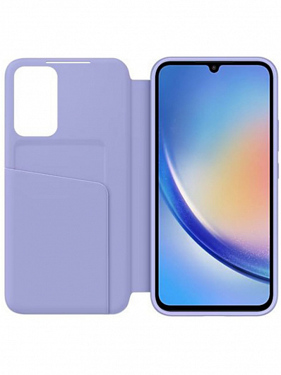 Чехол-книжка Samsung Galaxy A34 (EF-EA346) Smart View Wallet Cover (Сиреневый)