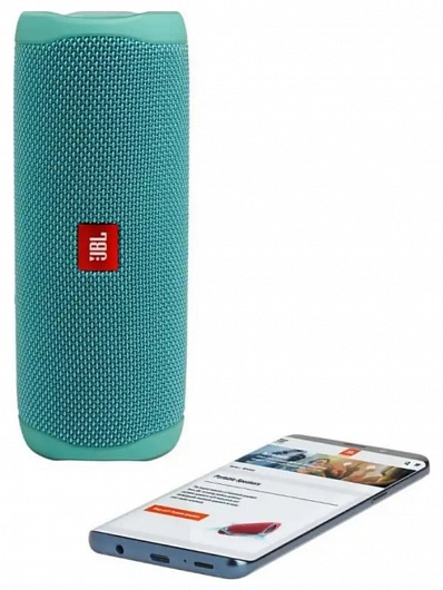 Беспроводная акустика JBL Flip 5 (Бирюзовый)