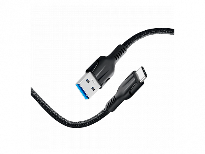 Кабель USB - Type-C forza USB-3.0 1.0 м Черный