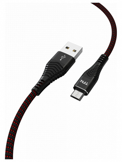 Кабель USB - micro USB forza 1.0 м Черный