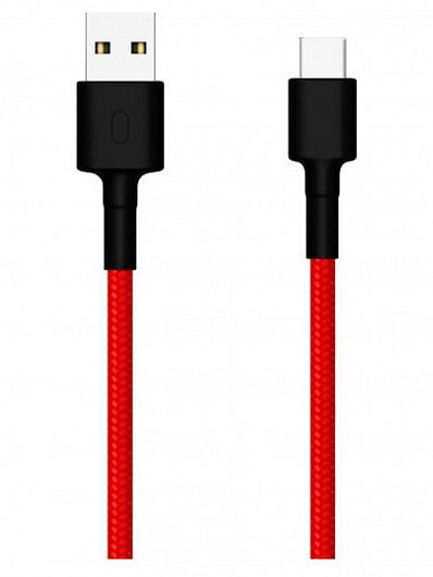 Кабель Xiaomi Braided USB Type-C Cable 1м Красный