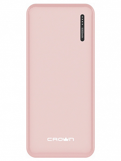 Внешний аккумулятор 5000 mAh CrownMicro CMPB-5000 Розовый