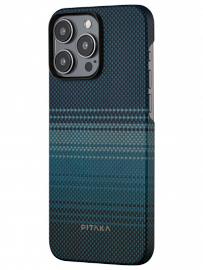 Чехол Pitaka Fusion Weaving MagEZ 5 для iPhone 15 Pro Max Синий