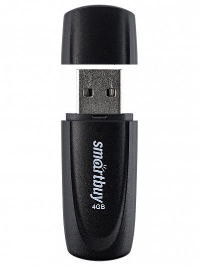 USB-флеш-накопитель 4 Gb SmartBuy Scout Черный