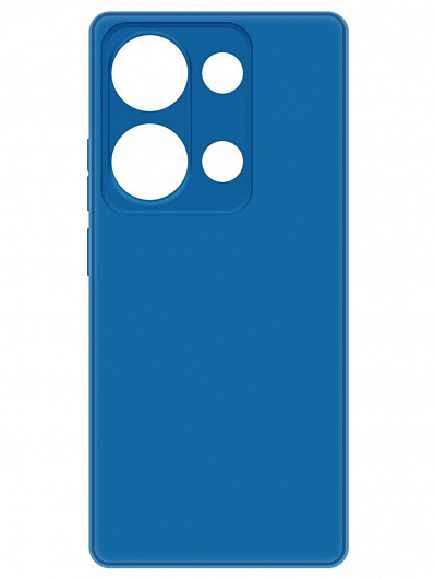 Клип-кейс Krutoff Silicone Case для Xiaomi Redmi Note 13 Pro 4G/Poco M6 Pro (Синий)