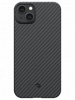 Клип-кейс для iPhone 15 Plus Pitaka MagEZ Case 4 узкое плетение Черный